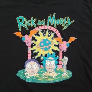 Rick And Morty Adult Swim T Shirt Large EUC.